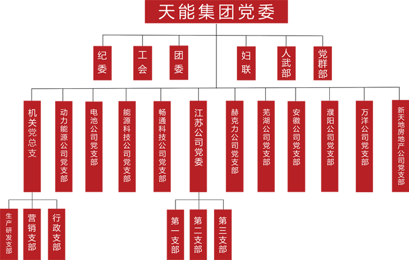 千赢国际建团党委组织架构